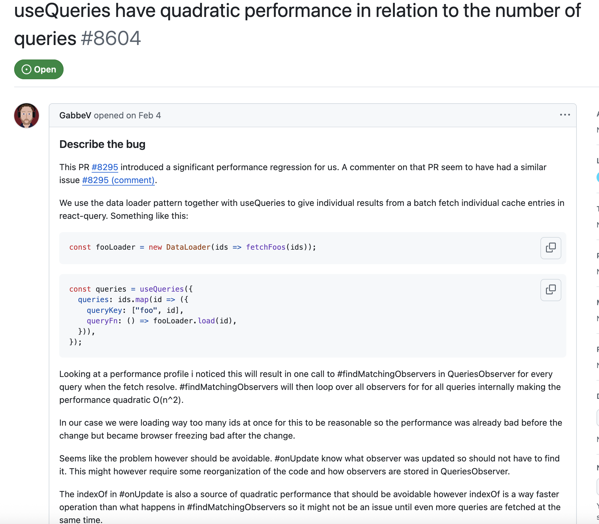 React Query 이슈 설명 이미지
